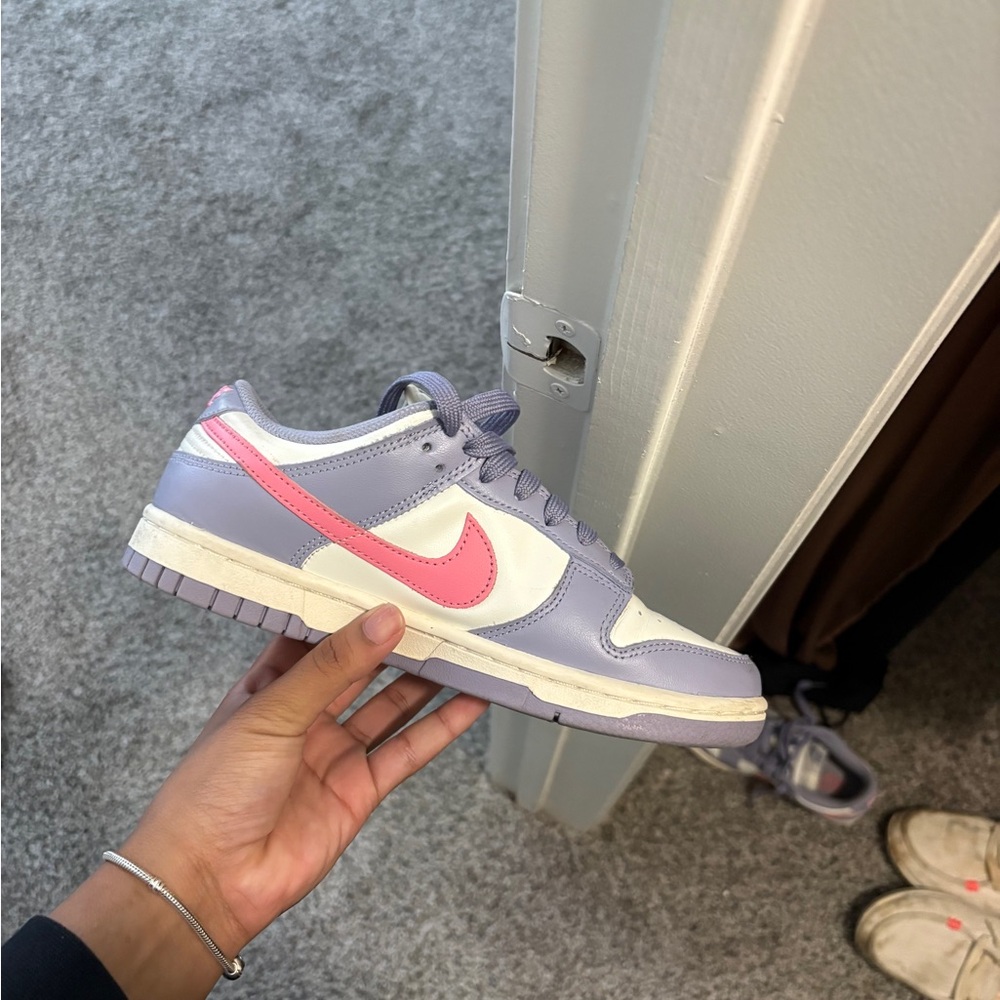 Nike Women's Lavender and Pink Sneakers - Picture 2 of 3